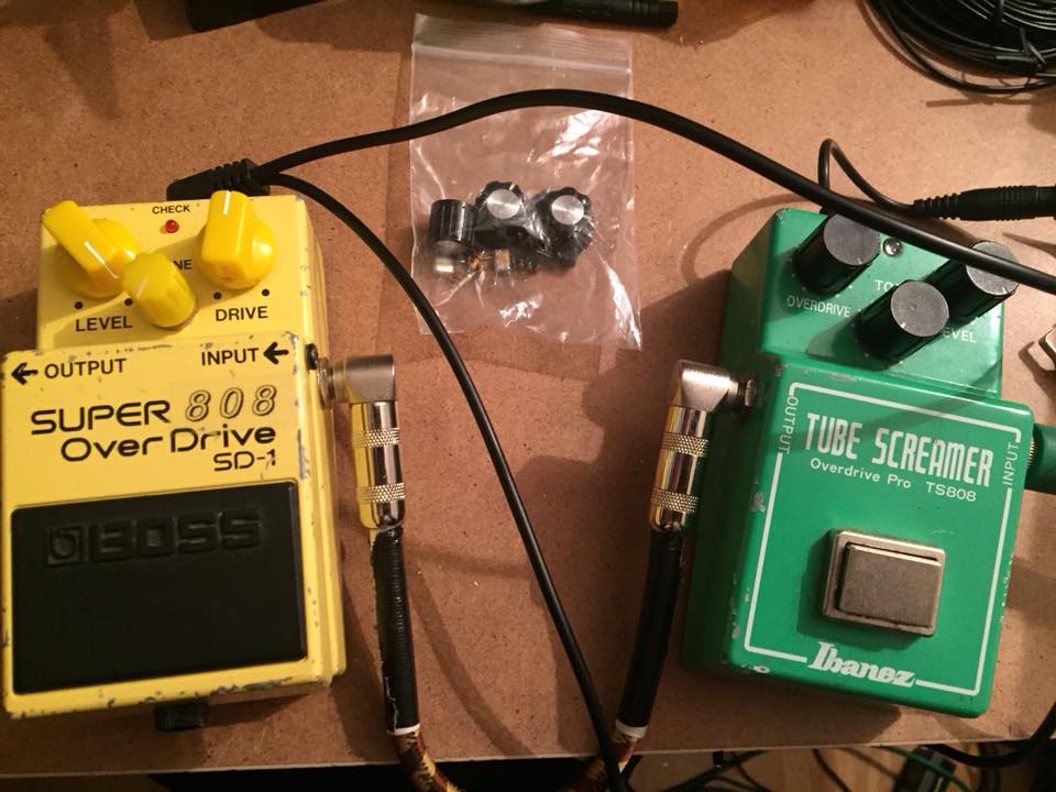 BOSS SD1 Moster SD808 mod to original Japan Ibanez TS808 with