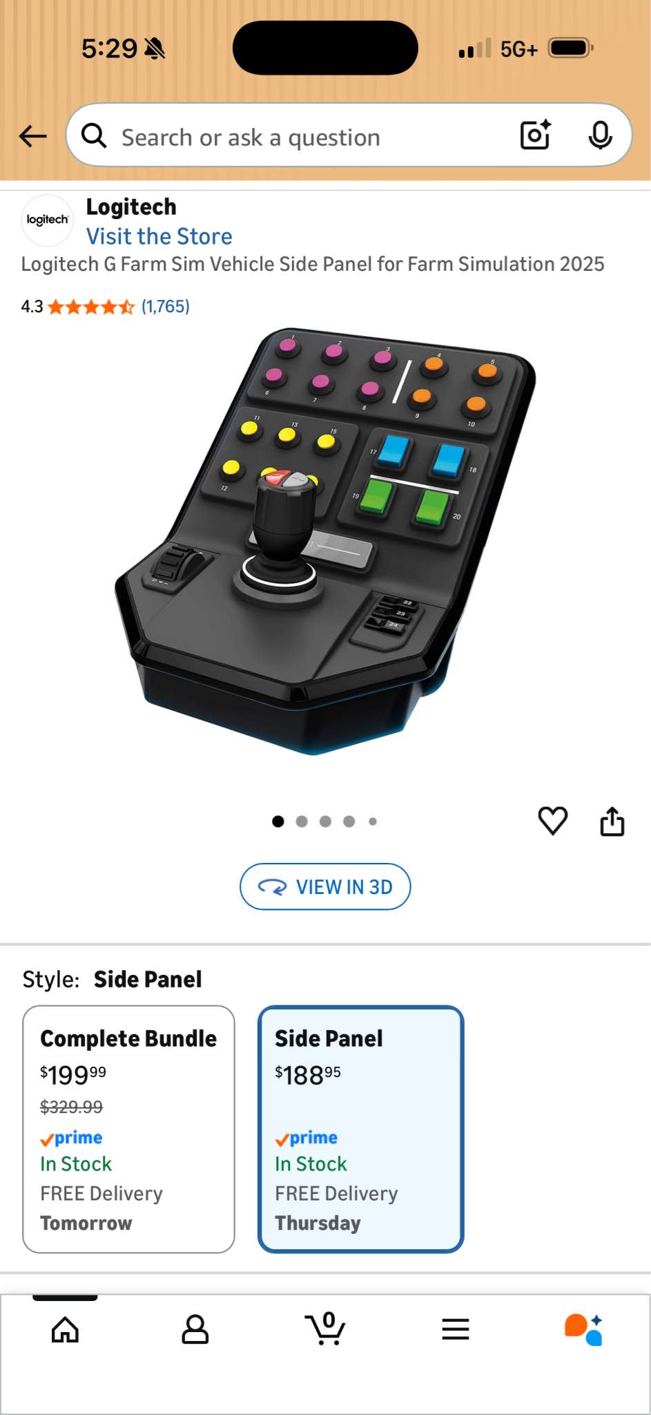 Logitech G Farm Sim Side Panel - Controllers & Attachments ...