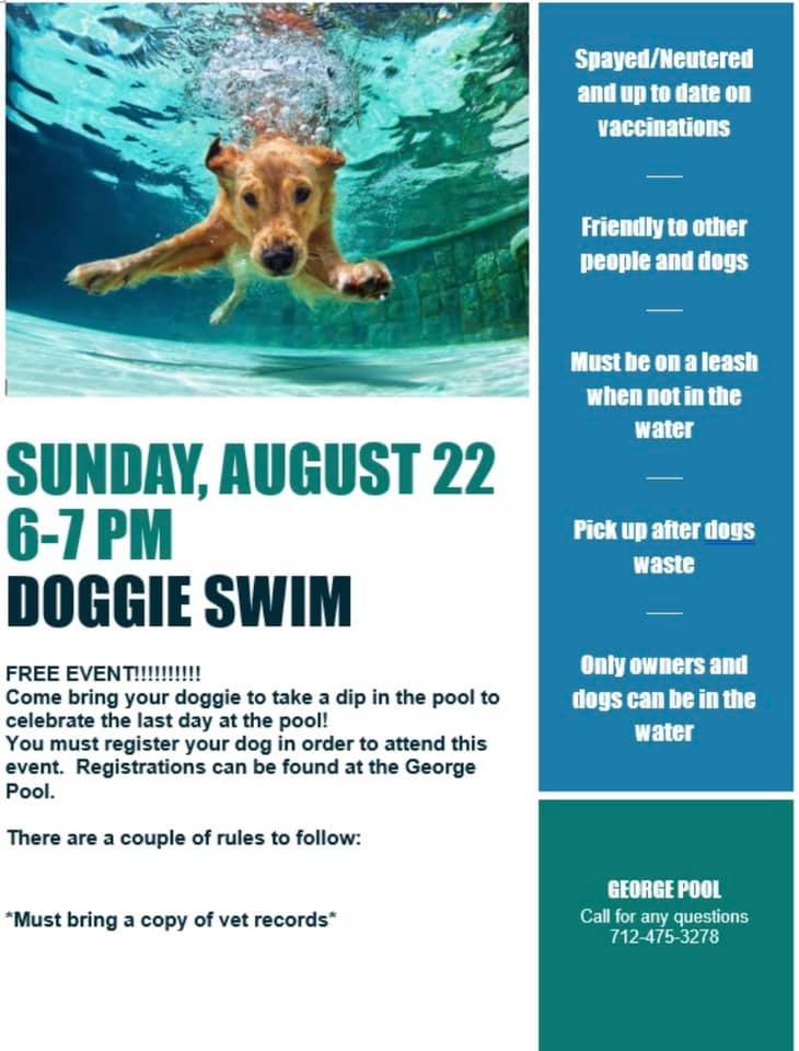 Don’t forget to register your... - George Swimming Pool