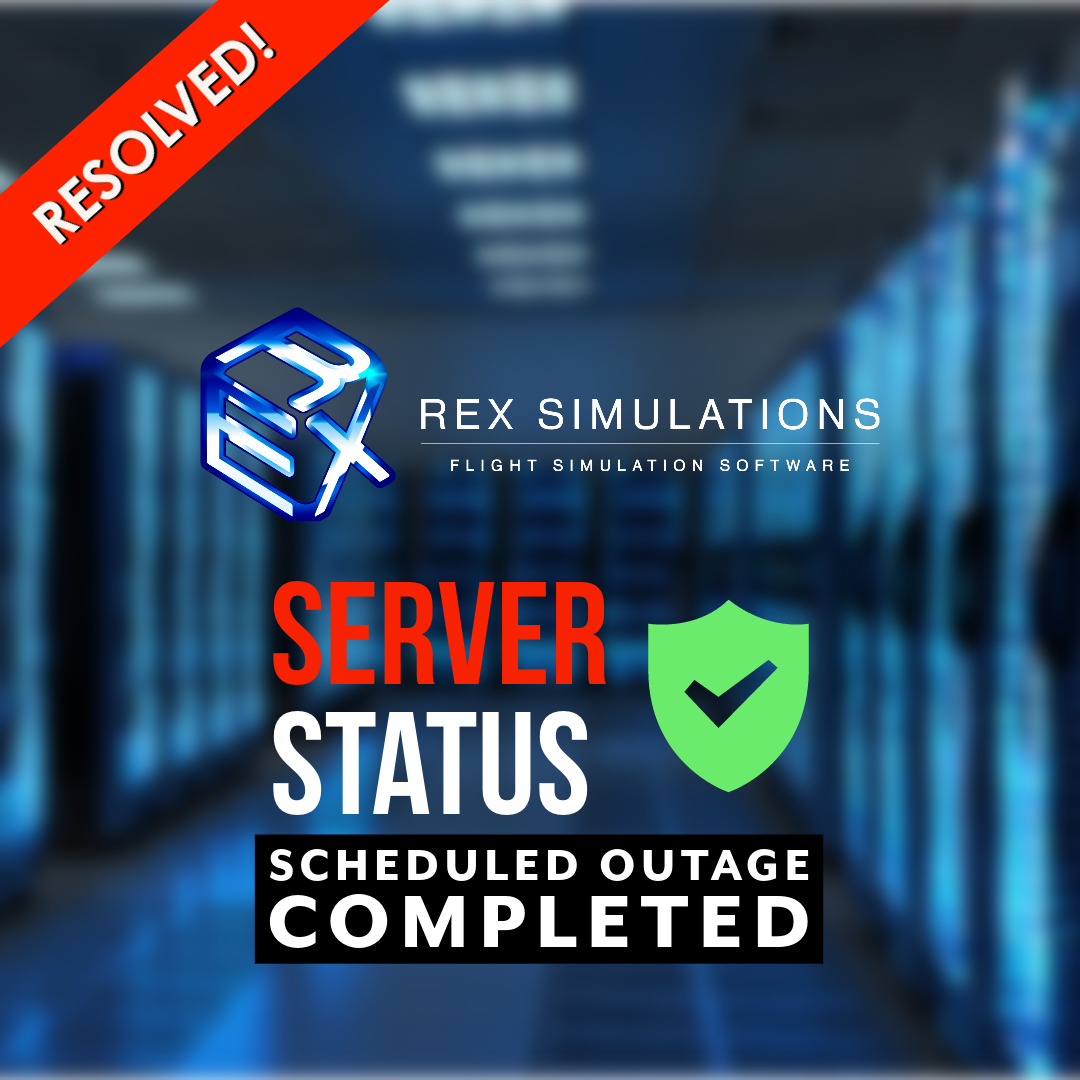 REX Simulations - 🚀 All server upgrades are now complete!... | Facebook