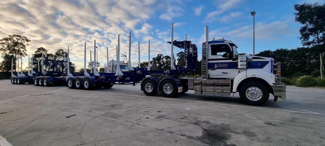 Check out Merrett Logging new PBS A... - Kennedy Trailers