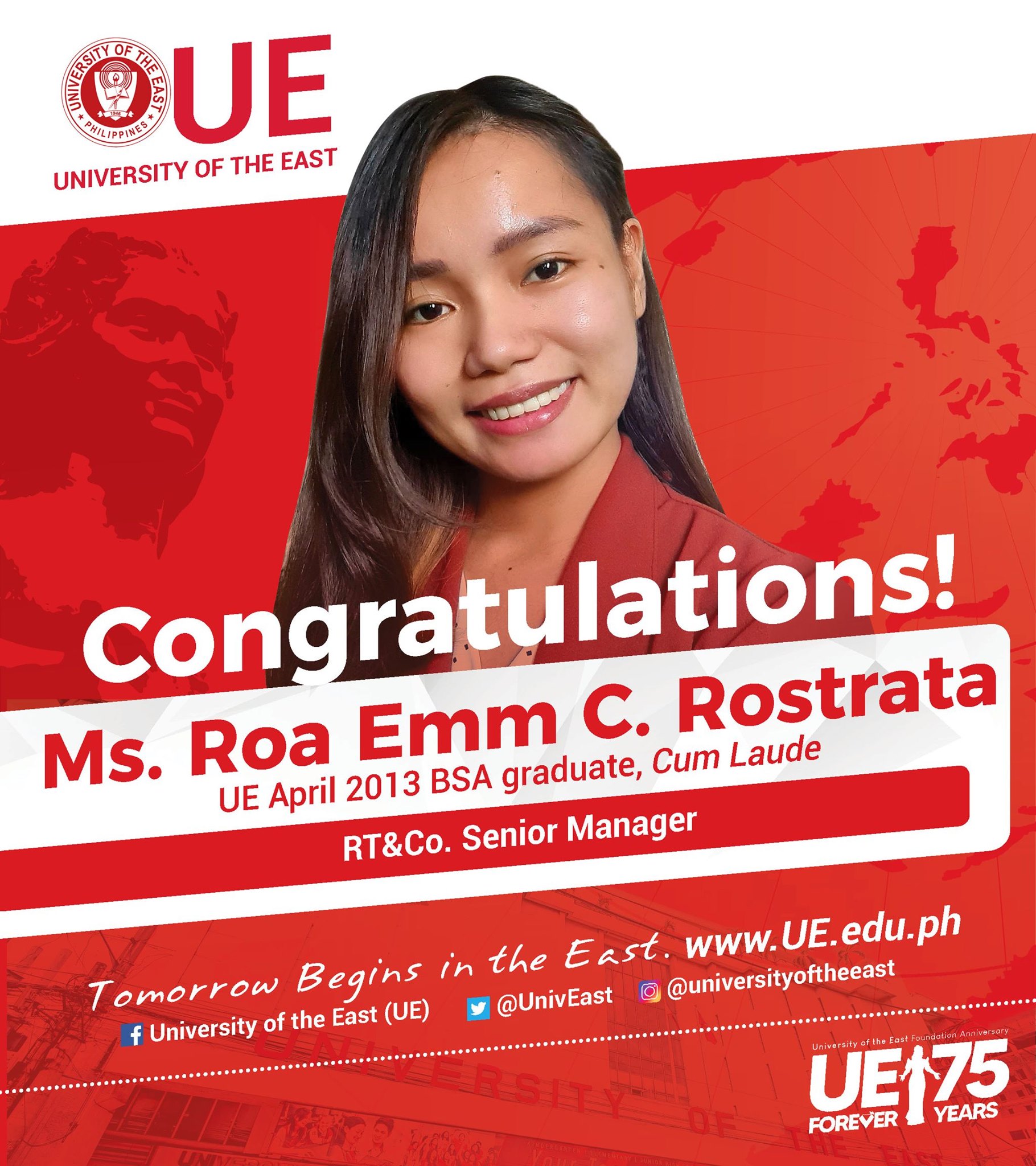 University - UE BSA Grads Get Promoted to Key Posts in One of PHL’s Top ...