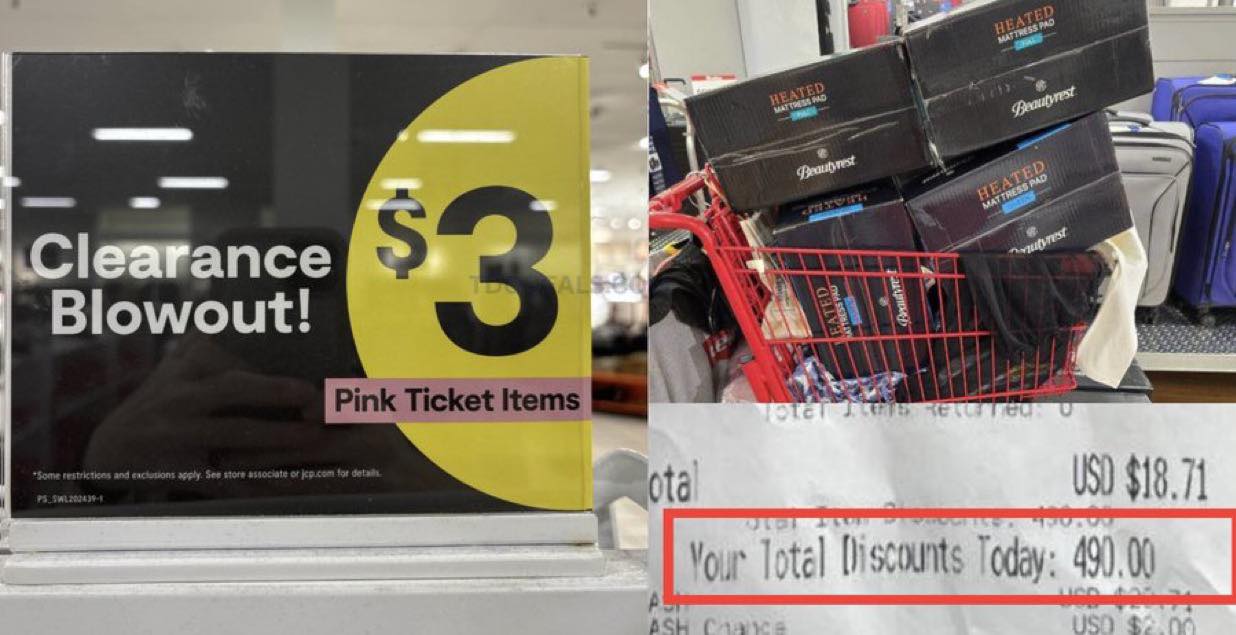 EVERYTHING for less🥳 | JCPENNEY PINK TICKET ITEMS – TODAY | Facebook