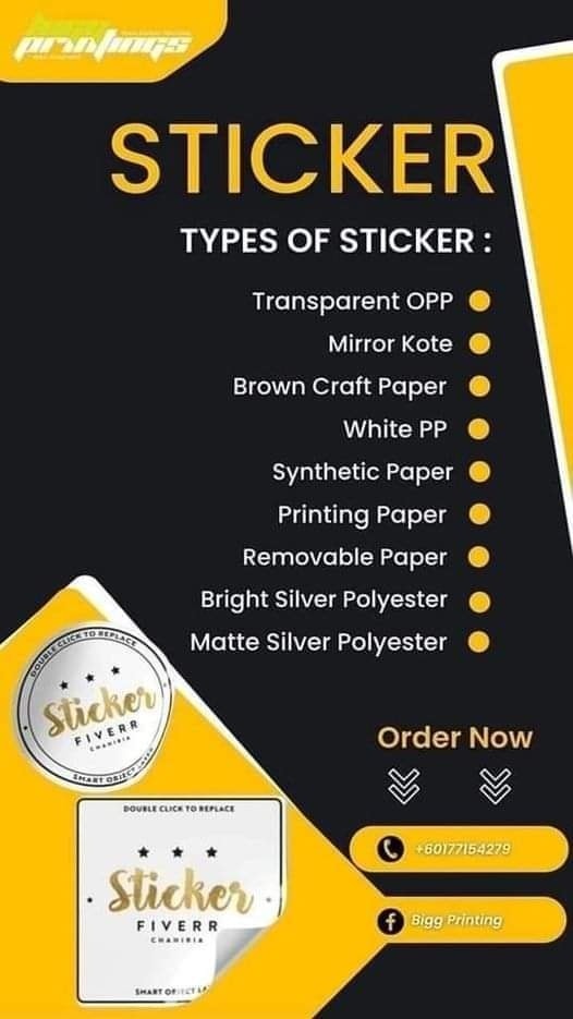 JENIS JENIS LABEL STICKER... - MADAM Printing & Packaging