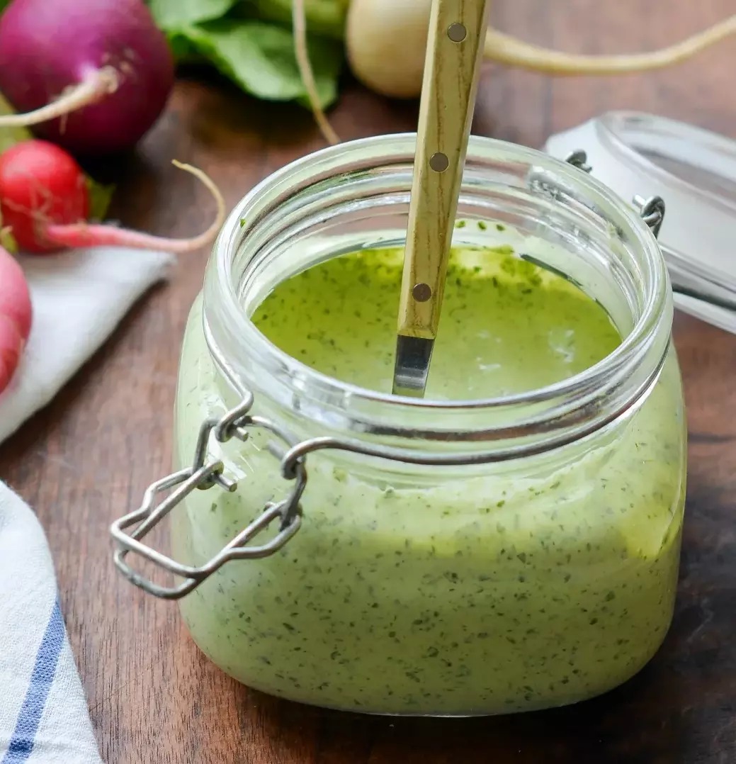 mandy's green goddess dressing Mandy S Ingredients mint green gown