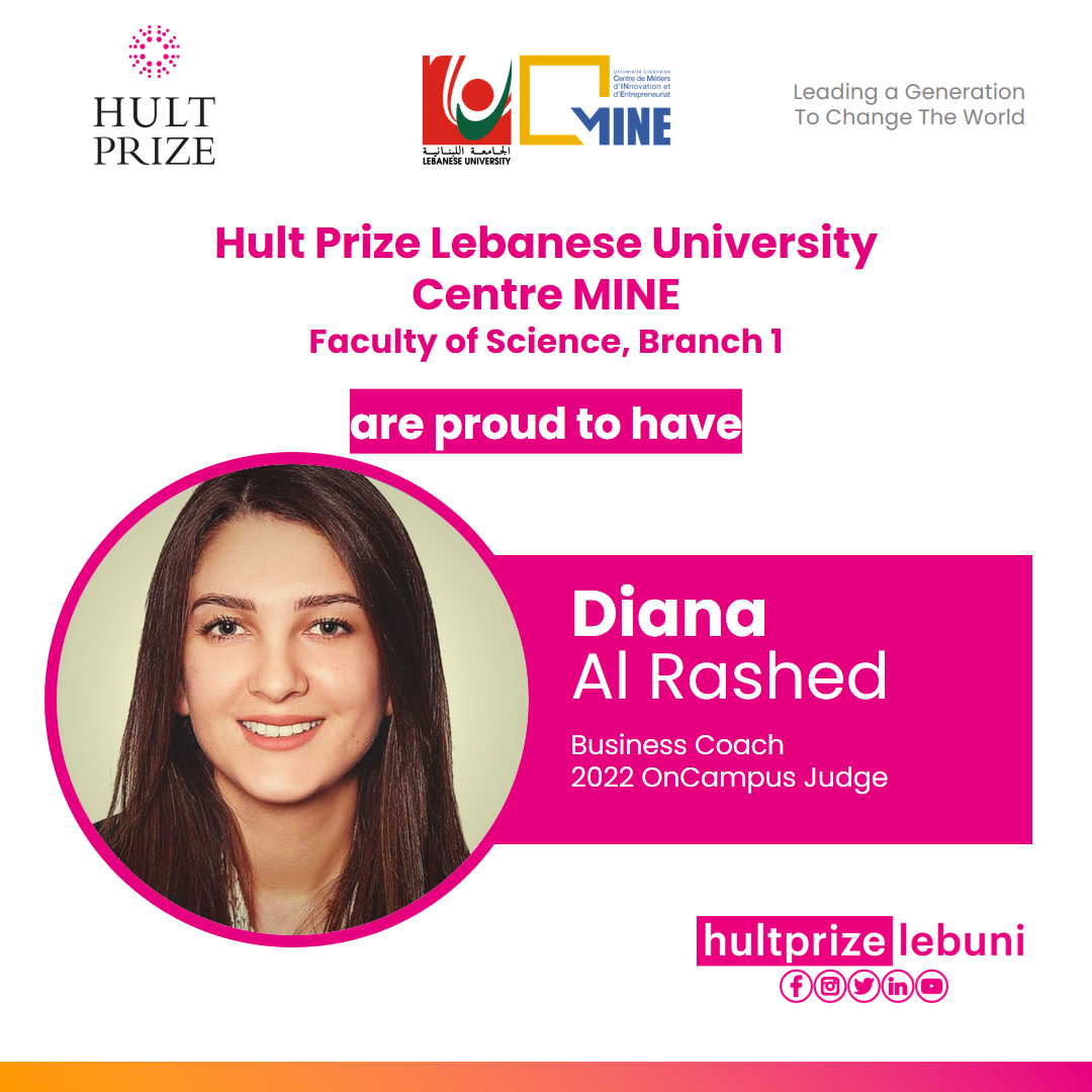 Hultprize.lebuni - Ms. Diana Al Rashed, 2022 Hult Prize OnCampus judge ...