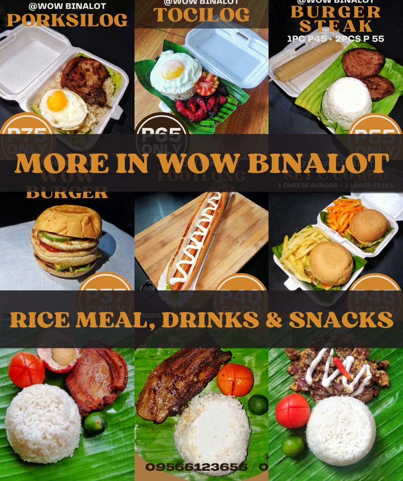 UPDATED... - Wow Binalot - Rice Meal, Burger, Drinks ATBP | Facebook