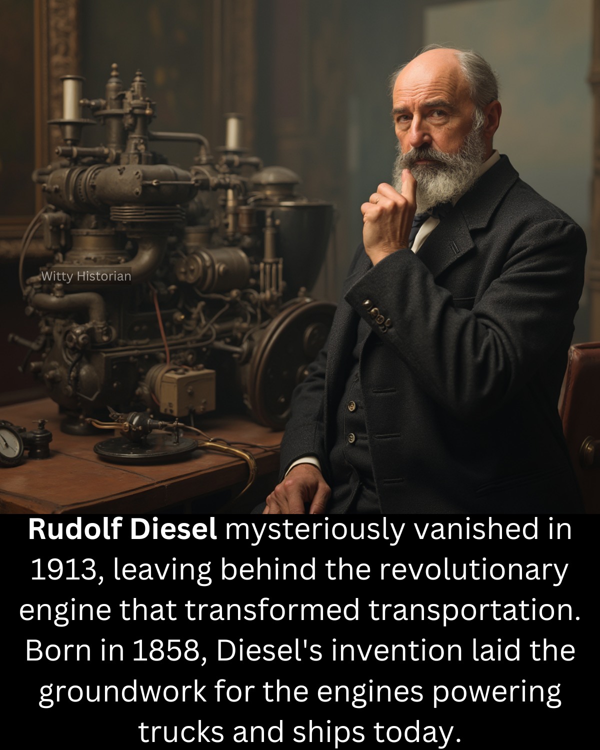 Witty - Rudolf Diesel, born in 1858, was a pioneering engineer whose ...
