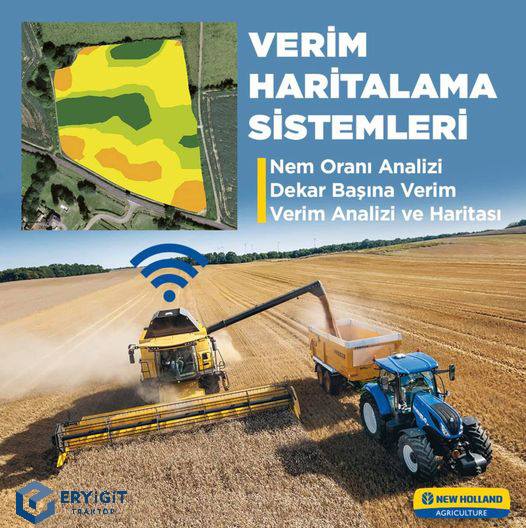 Eryiğit Traktör - New Holland verim haritalama...