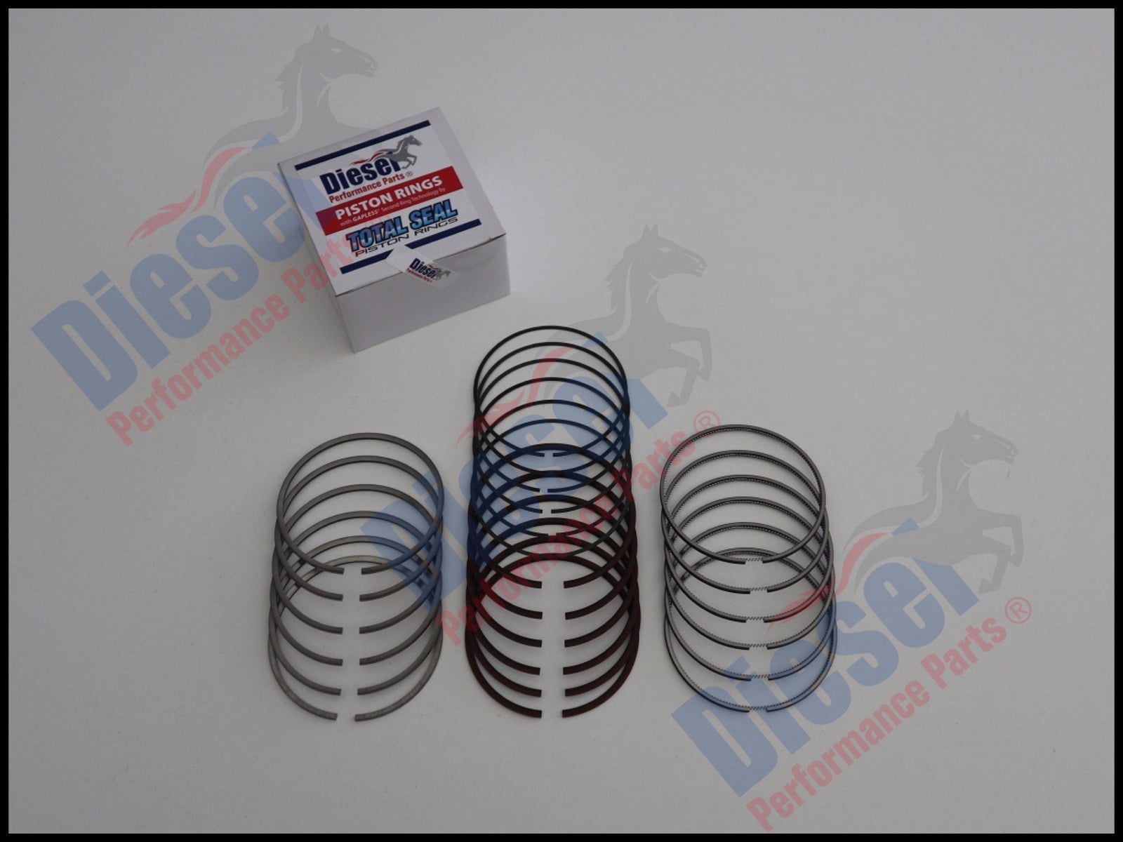 Engine - Nissan TD42T/Ti Piston Ring Sets with Total Seal Gapless 2nd ...