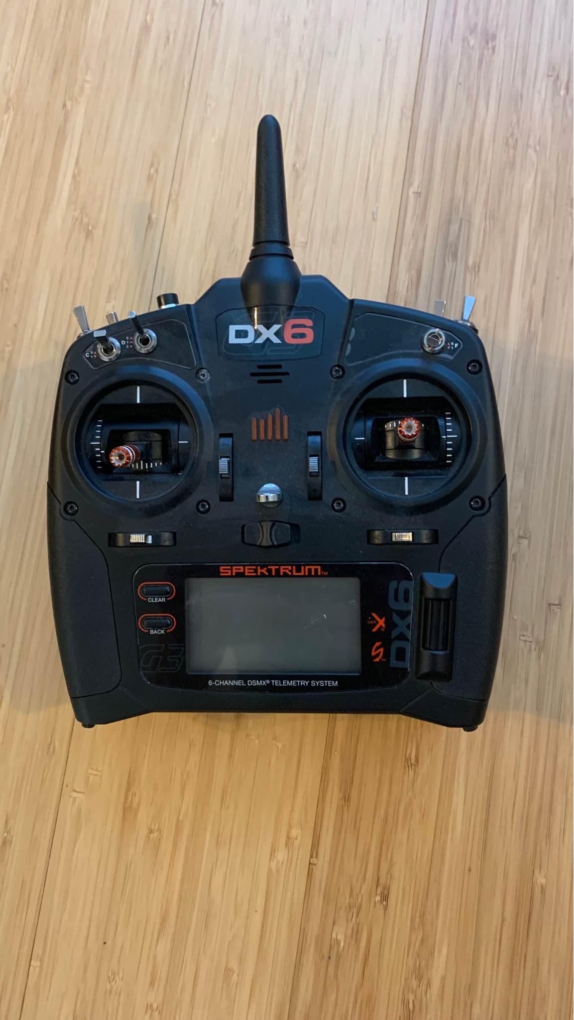 Remote control r/c spectrum DX6-6. 6 channel transmitter. For rc ...