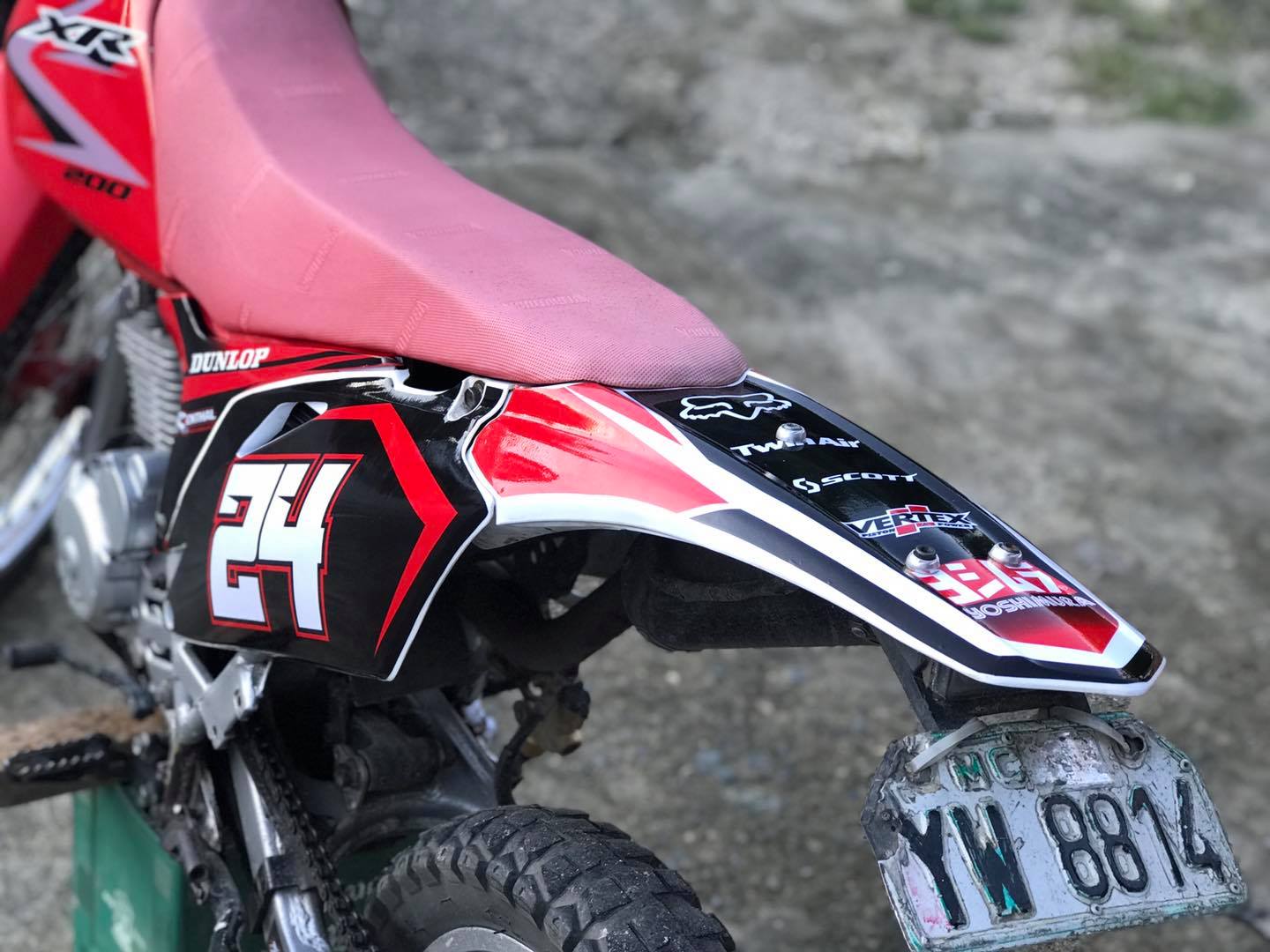 Zia Graphics - Honda XR200 Decals Fully Laminated Glossy...