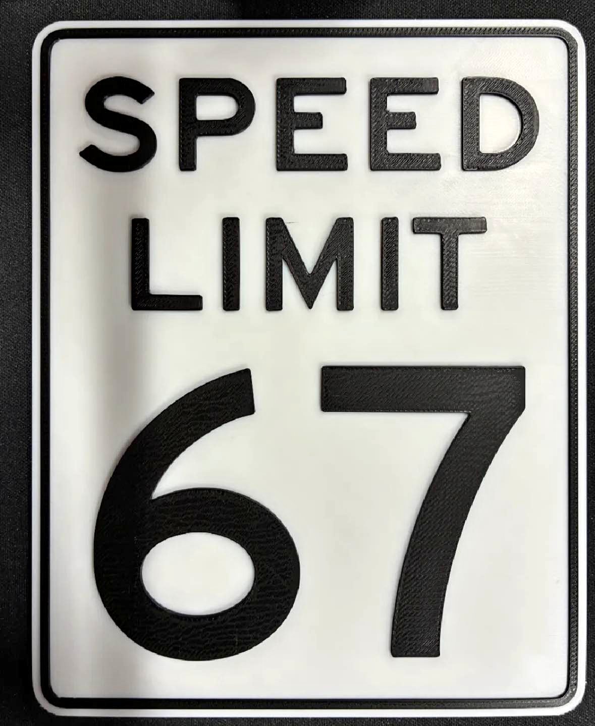 67 Speed Limit sign - Plaques & Signs - Los Angeles, California ...