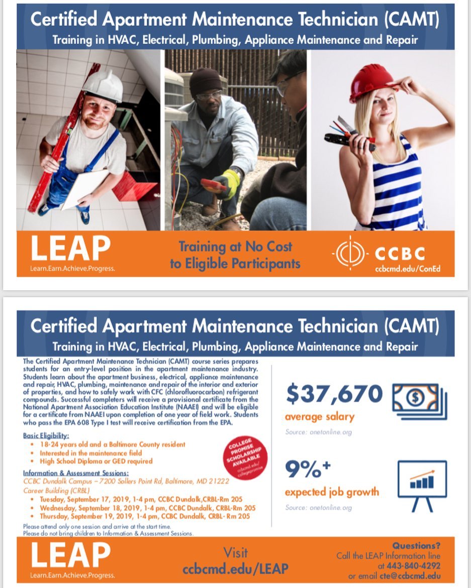 CCBC LEAP Program