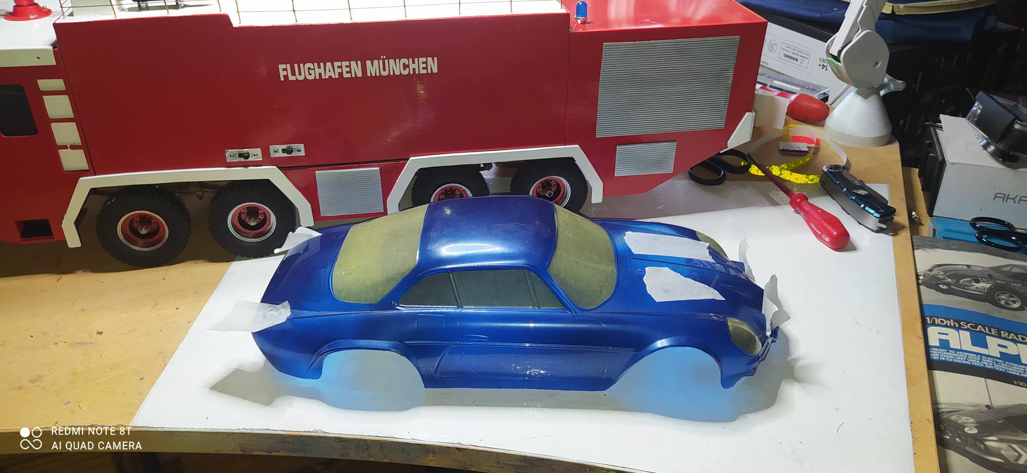 I finished the 1995 Tamiya M-02 Renault Alpine A110 today