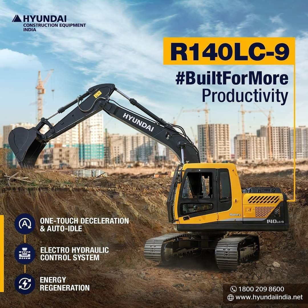 Unity Earthtech - The Hyundai R140LC-9 excavator is...
