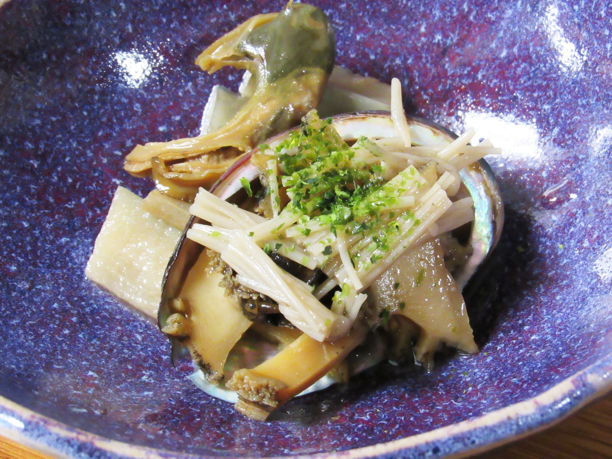 In Japan, abalone is known as awabi.... - Sozai Restaurant