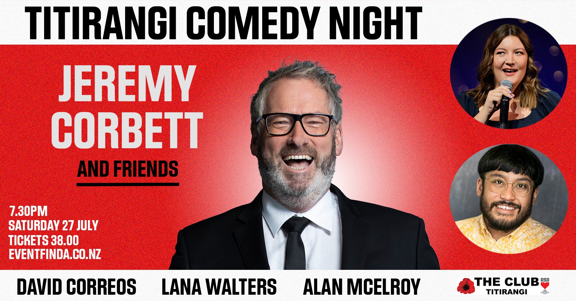 RSA Comedy Nights | Auckland
