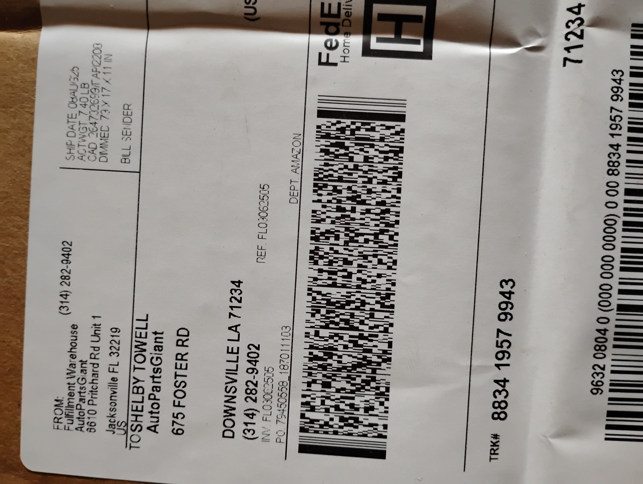 Found package for unknown person in Tamaqua, PA area