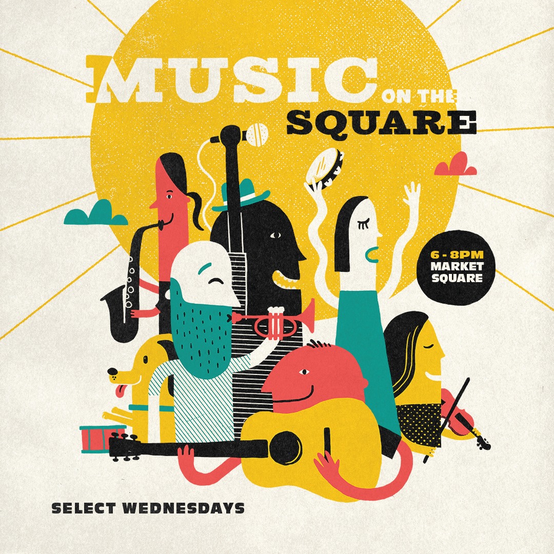 Get ready to move and groove when Music on the Square returns to Market ...