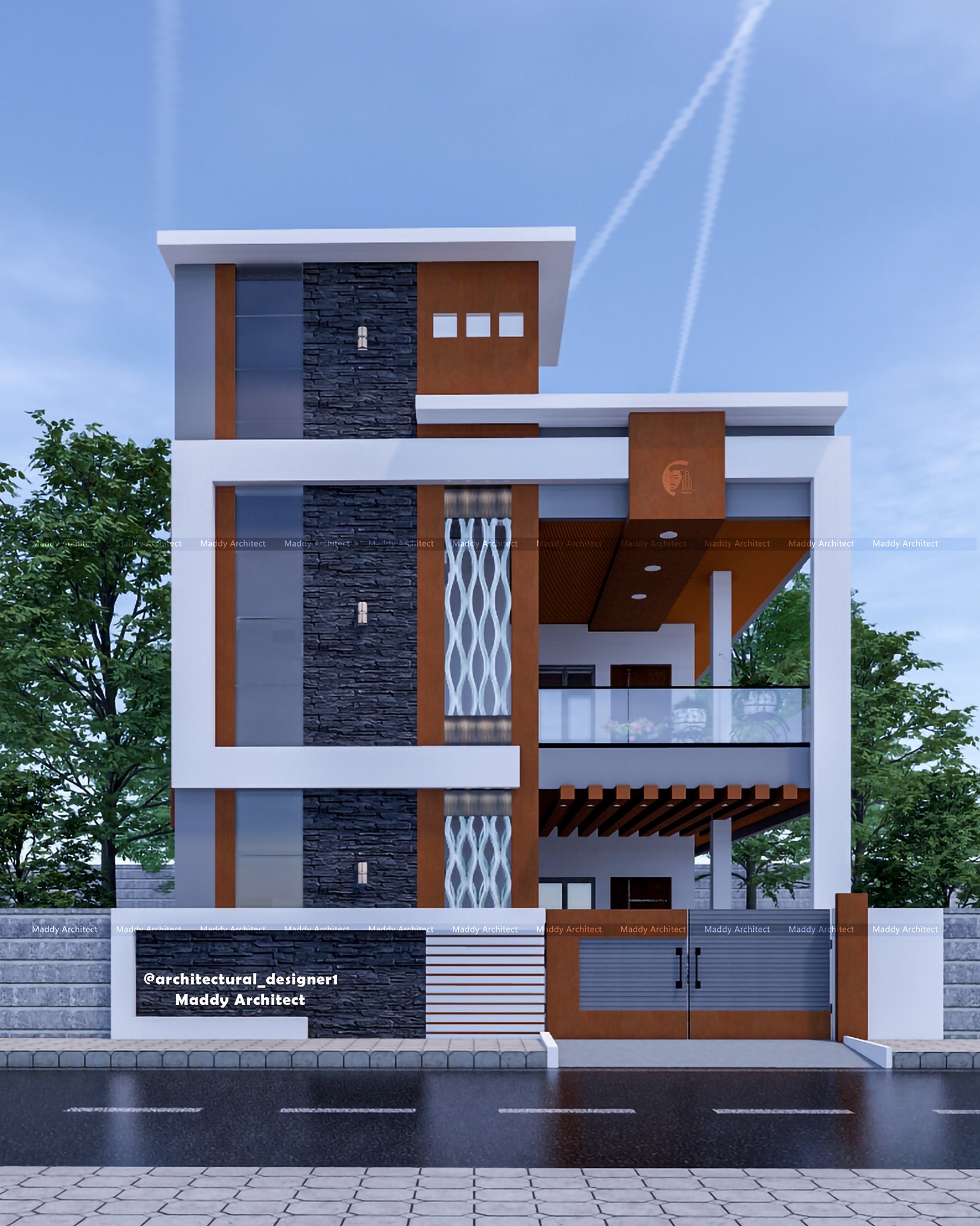 Maddy - ️ House Exterior Design 😍 Maddy Architect