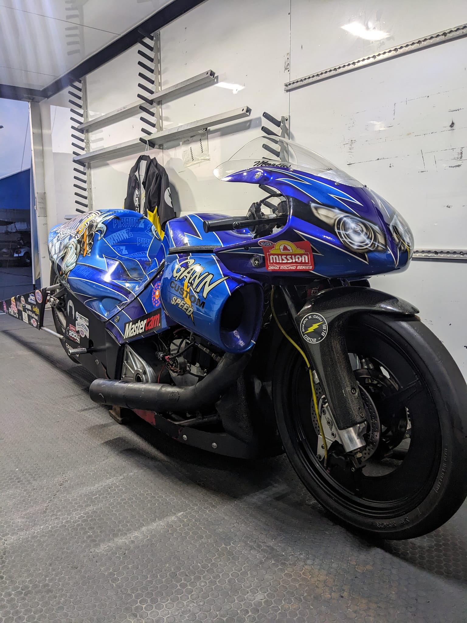 Marcus Hylton NHRA Pro Stock Motorcycle