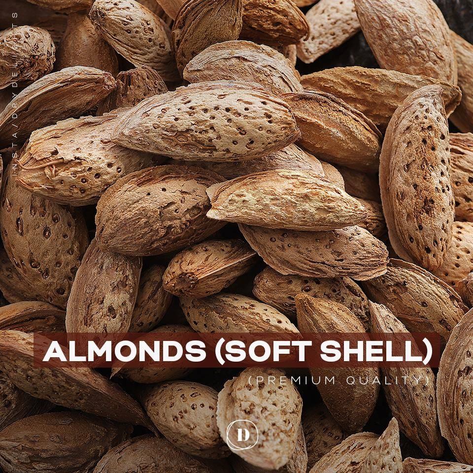 Dry Delights - 🌿 🌟 ️ ALMONDS (SOFT SHELL) (500 G) 🌟 ️ Rs....