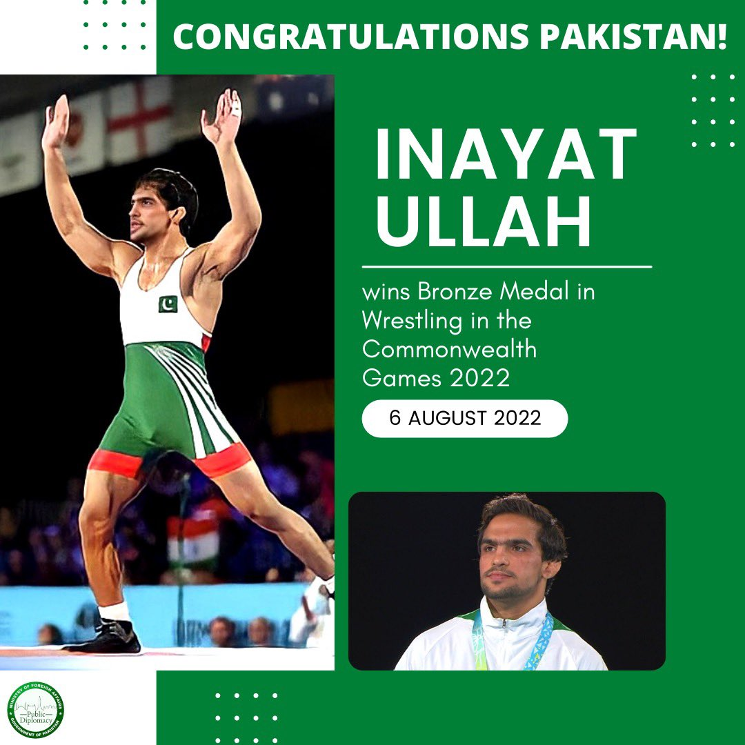 InayatUllah secured Bronze... - Associated Press of Pakistan