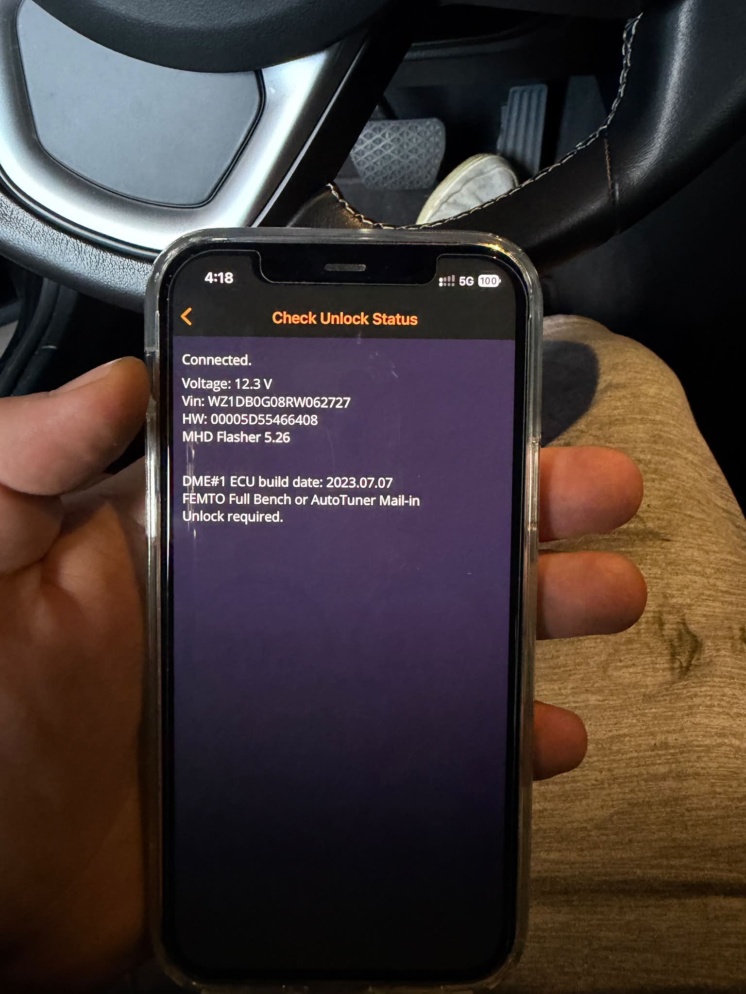 【最終価格】ito fukuoka check set up Is it normal for FEMTO unlock status to still show unlock required