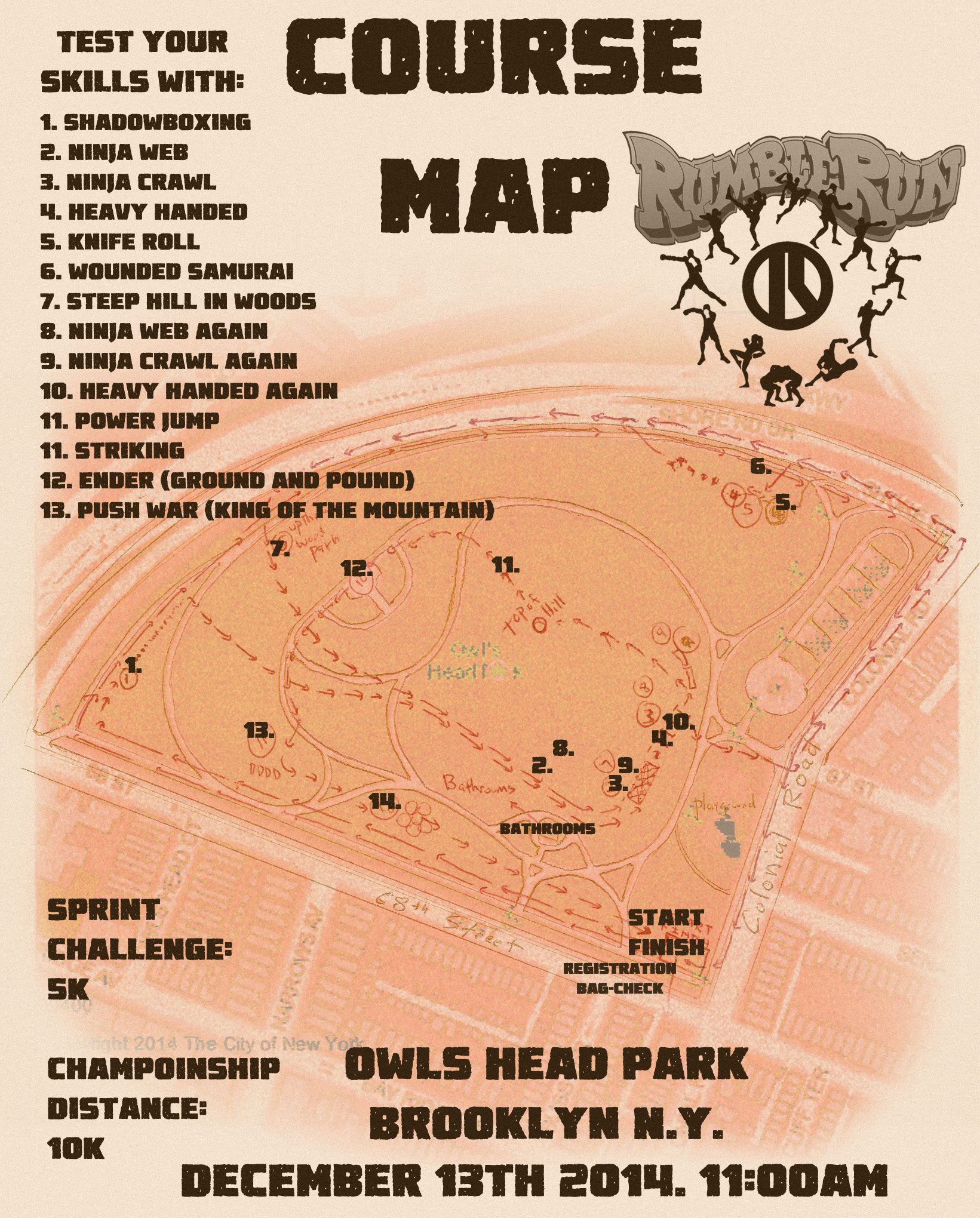 Rumble Run - This is the NEW Rumble Run course map. Just...