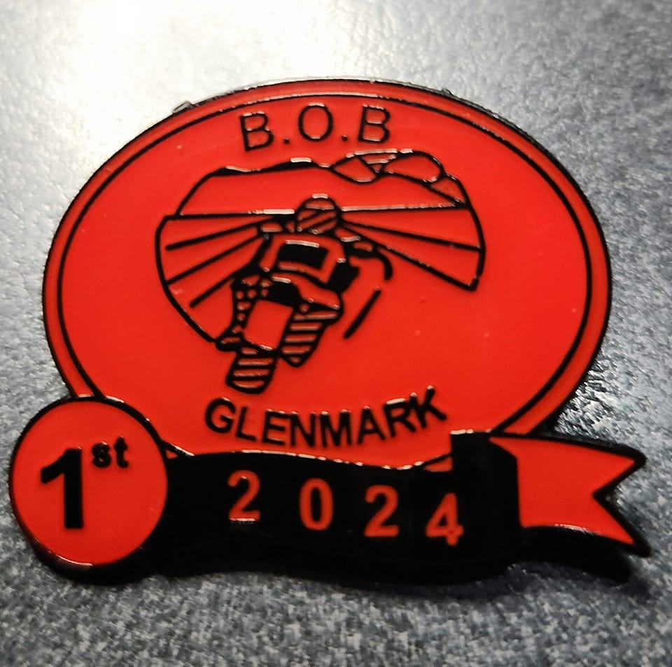 B.O.B - Be in on the first B.O.B rally, note: changed first year badge ...