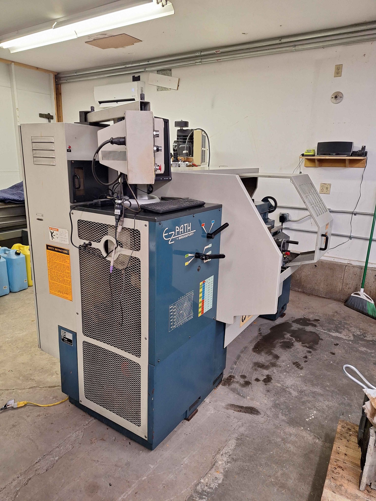 Romi-Bridgeport EZ-Path CNC Lathe for parts or conversion - Lathes