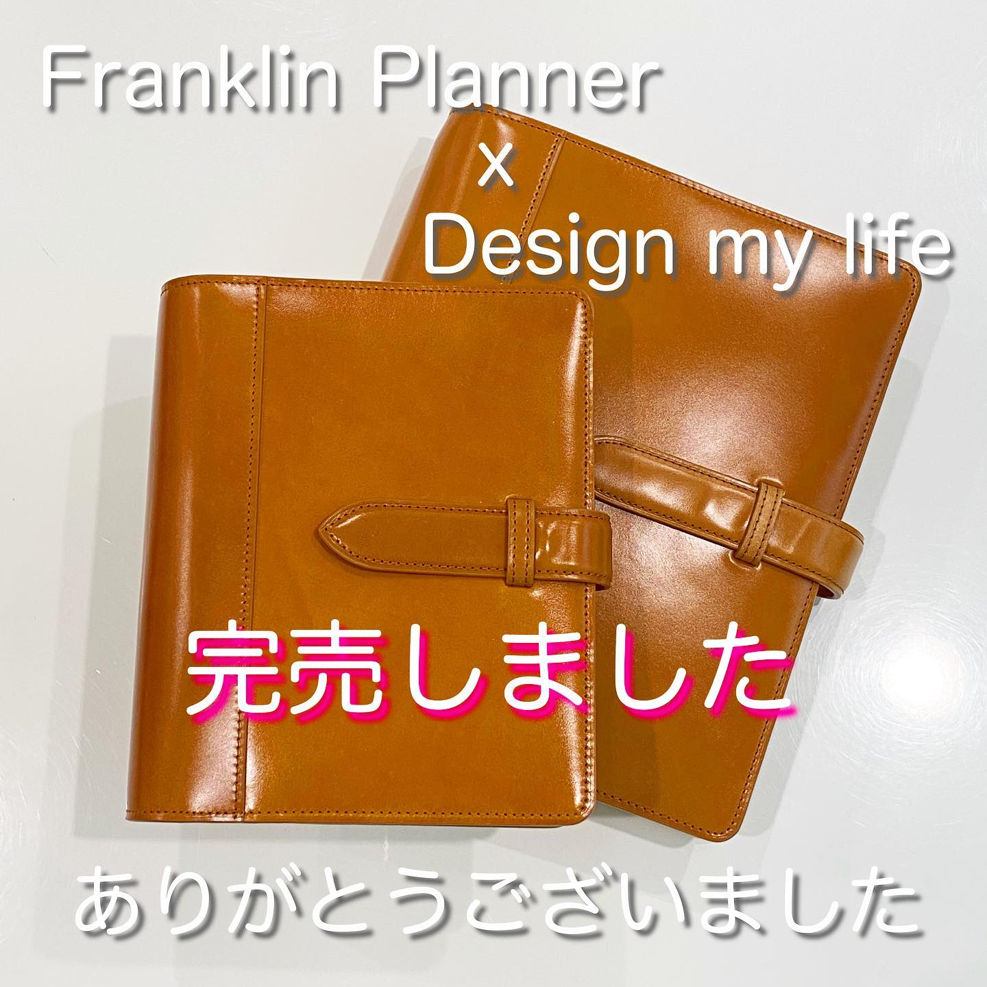 フランクリンプランナー 手帳 コードバン コンパクト 25ミリ キャメル 