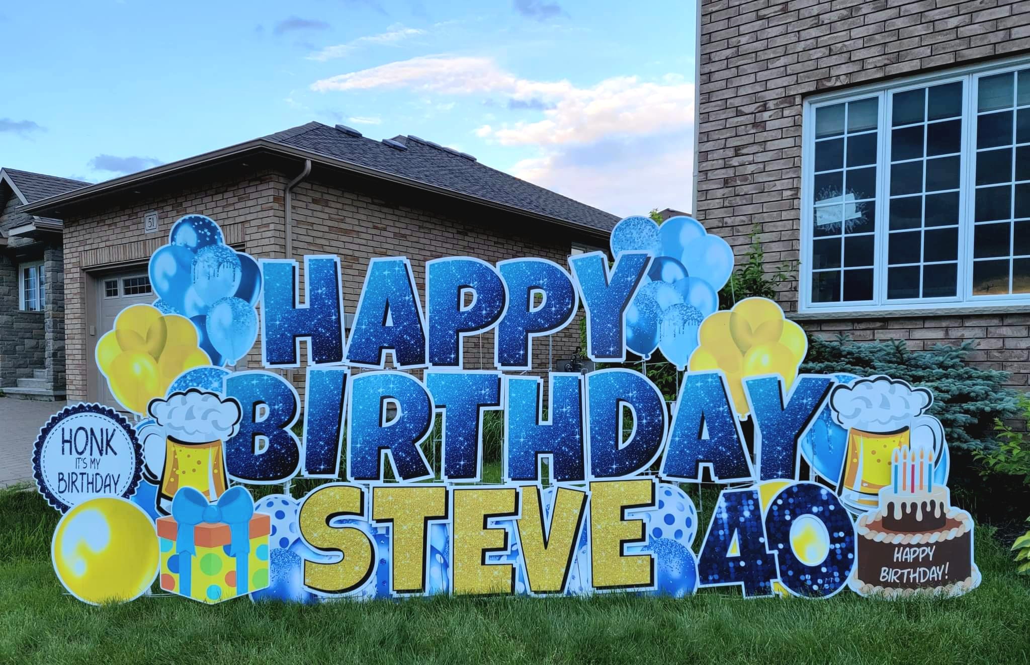 Happy 40th Steve - Sign Up The Yard | Facebook