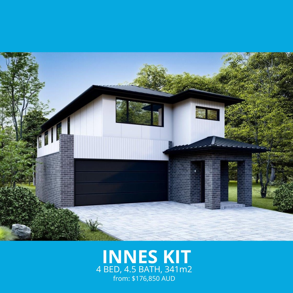 🏠 INNES KIT : 4 🛏, 4.5 🛁, 257 m2.... - Imagine Kit Homes