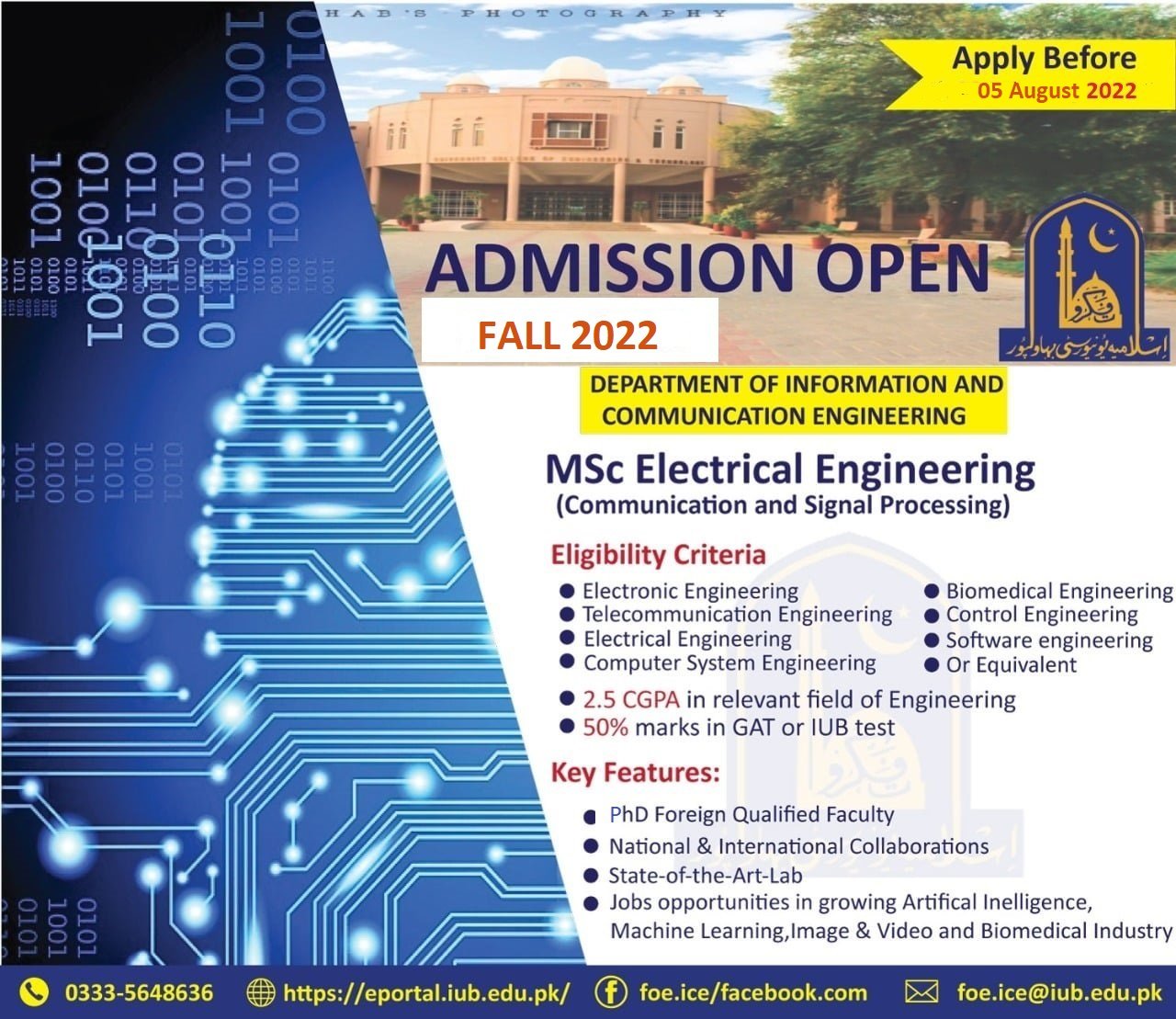 Department of Information & Communication Engineering IUB