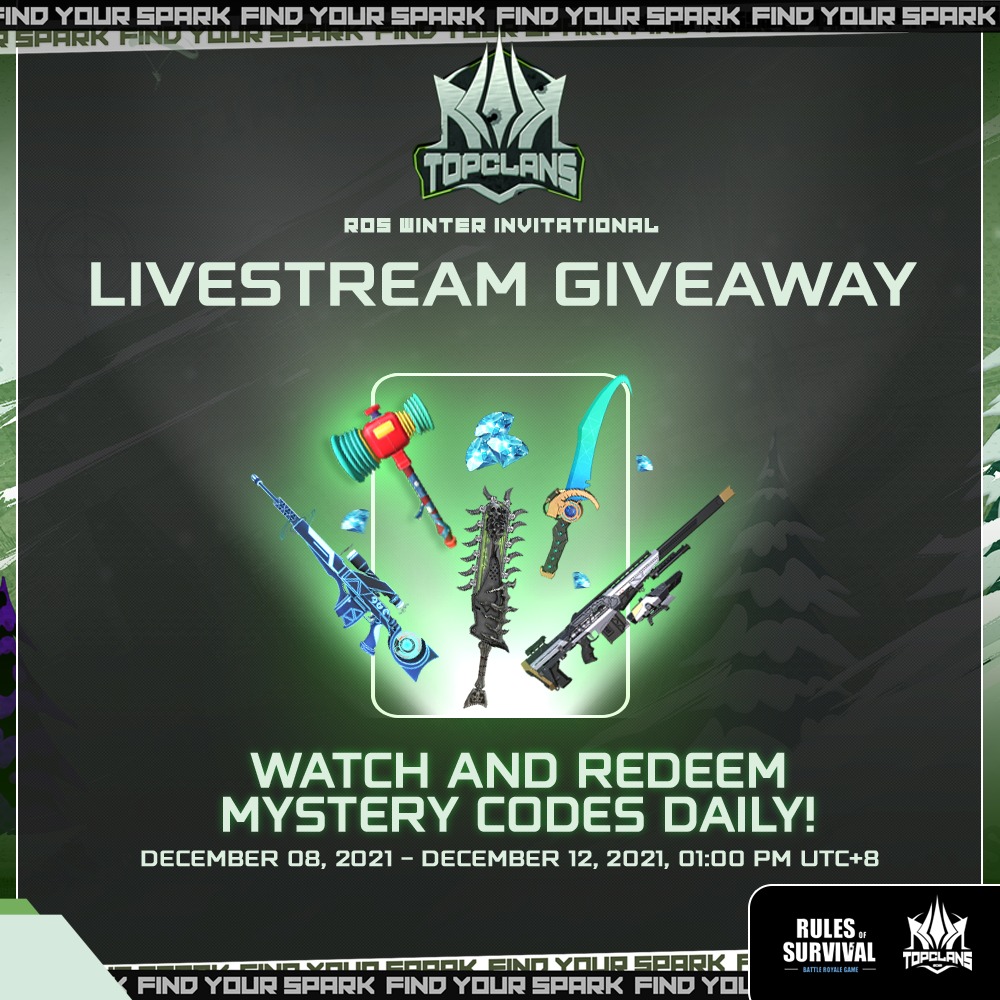Top Clans - Remember to watch Our Live Streams during Rules of Survival ...