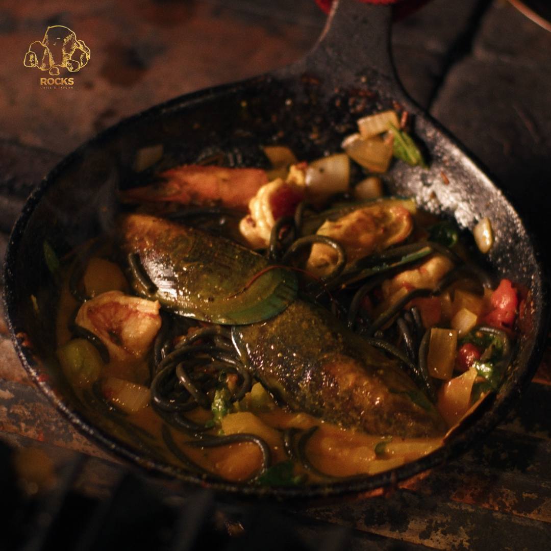 ROCKS Grill and Tavern - Love pasta? Our Seafood Saffron Pasta is a ...