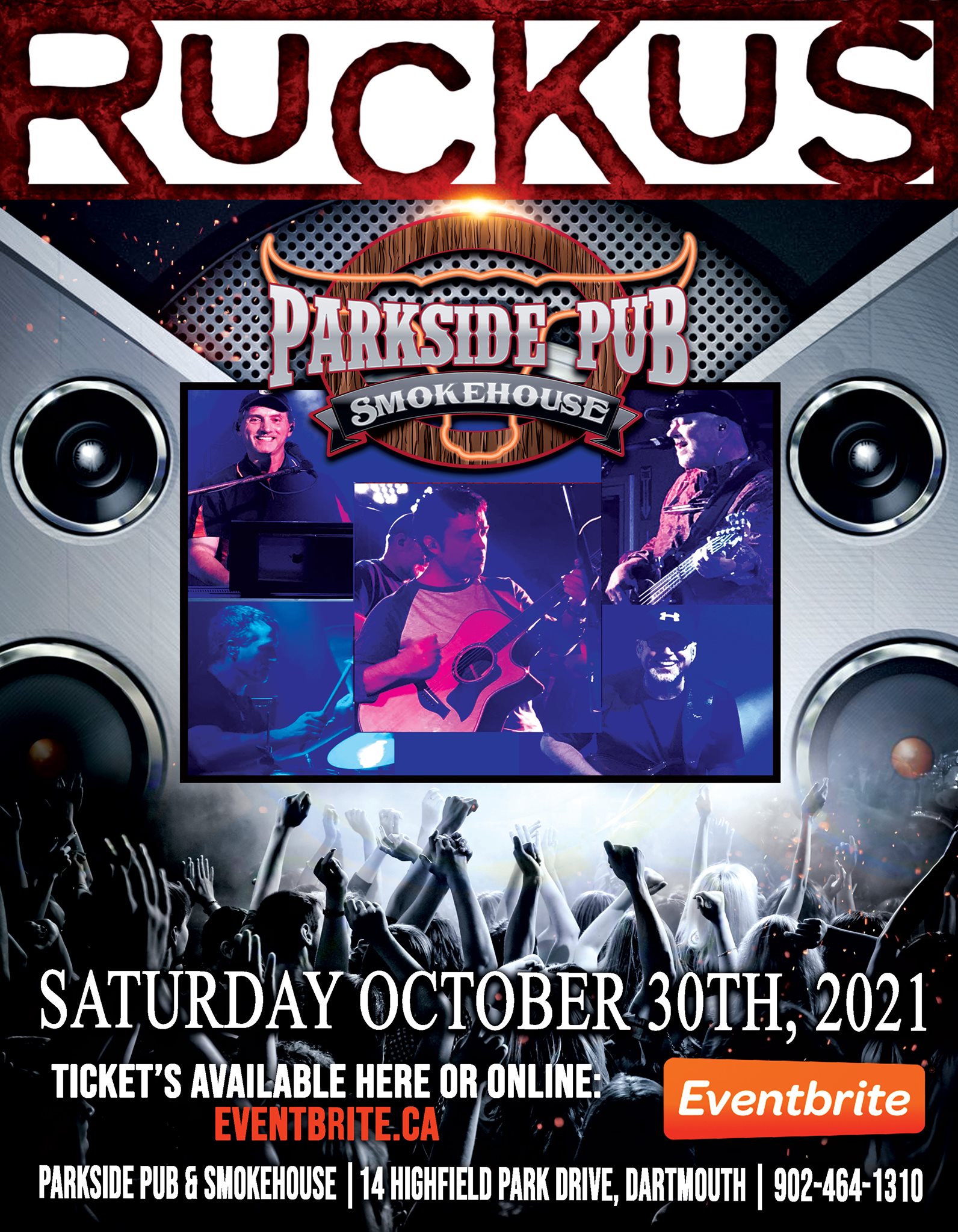 Come ROCK with RUCKUS this... - Parkside Pub & Smokehouse