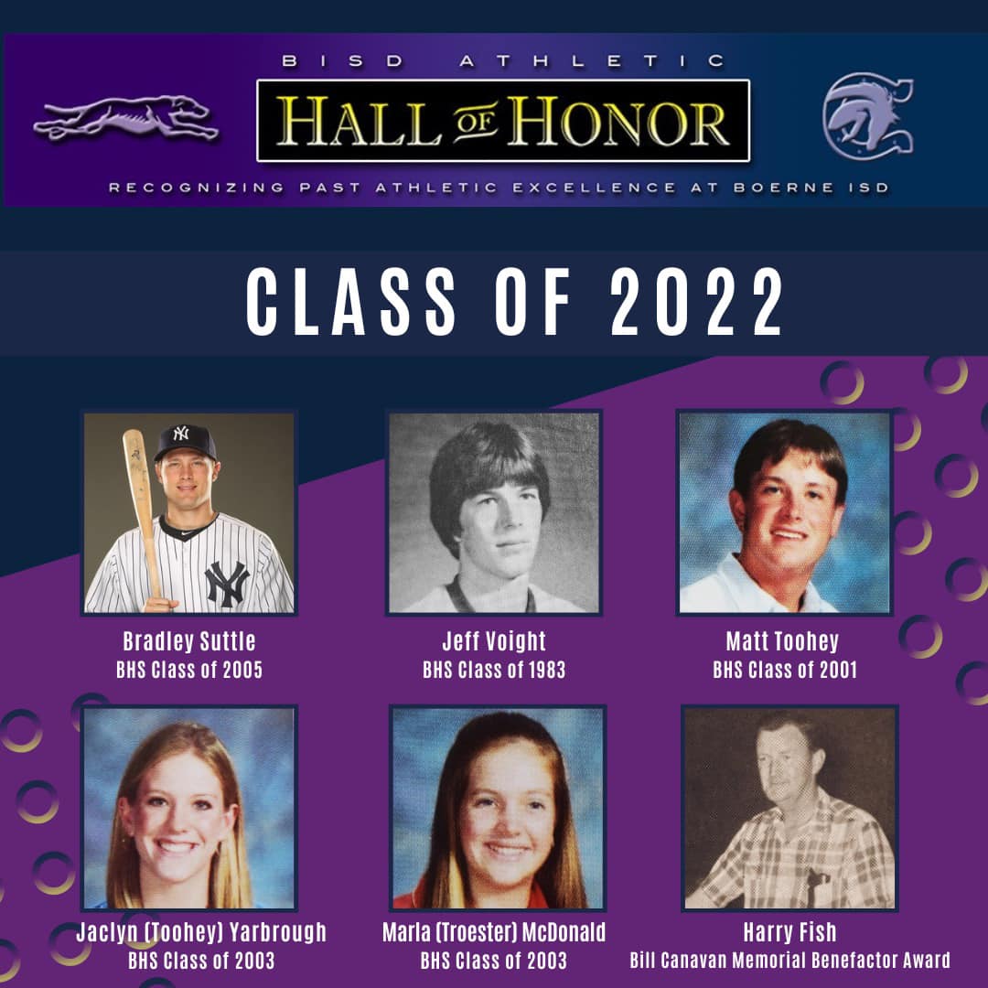 Boerne ISD - 🎉 Boerne ISD has named the Athletic Hall of... | Facebook