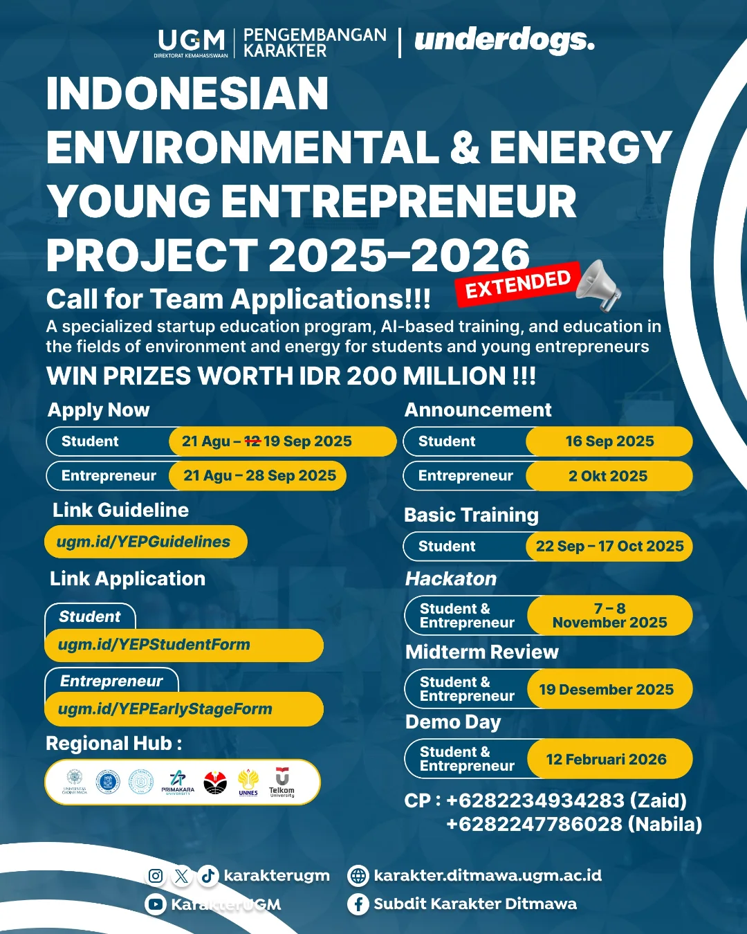 Subdit - 🚀 Get ready! The 2025–2026 Indonesian Environmental & Energy ...