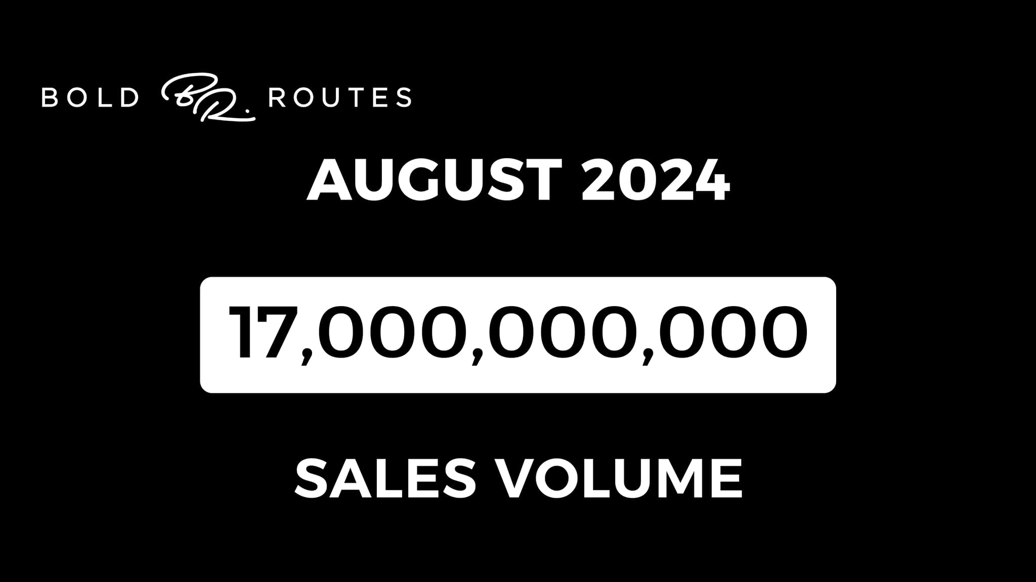 Bold Routes - August 2024 was a month worthy of...