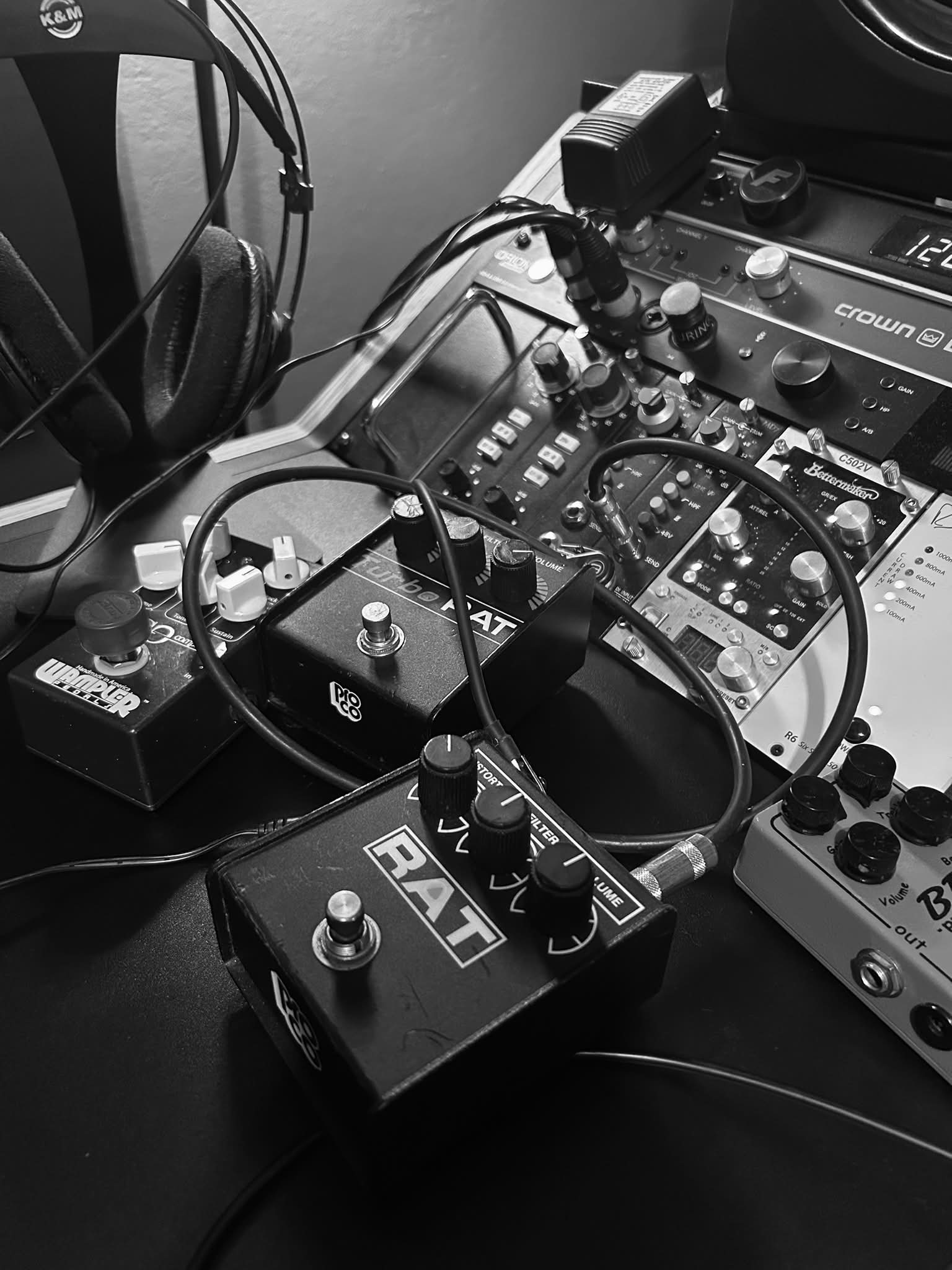 Proco Rat collection with '91 vintage and '89 turbo