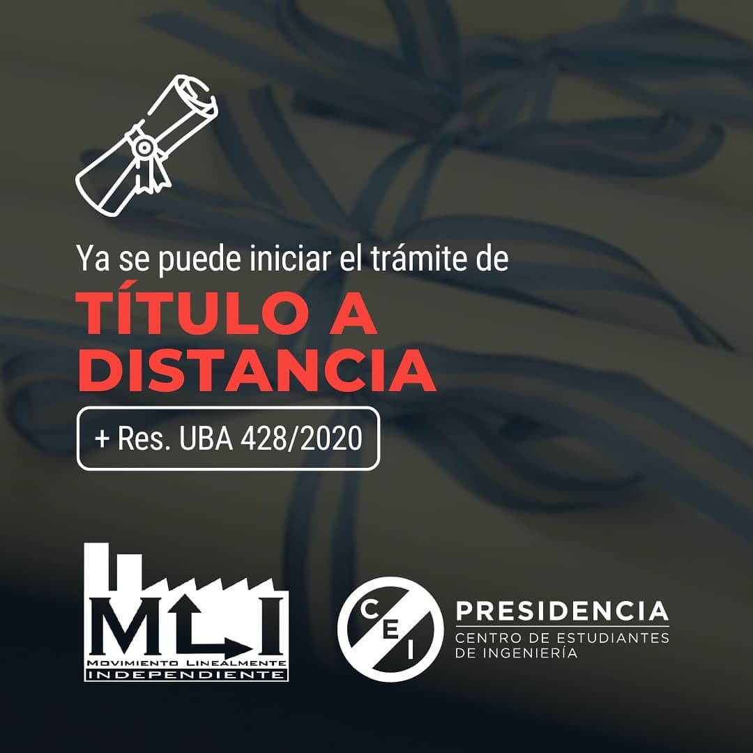 MLI FIUBA - TITULOS DIGITALES A DISTANCIA EN FIUBA A... | Facebook