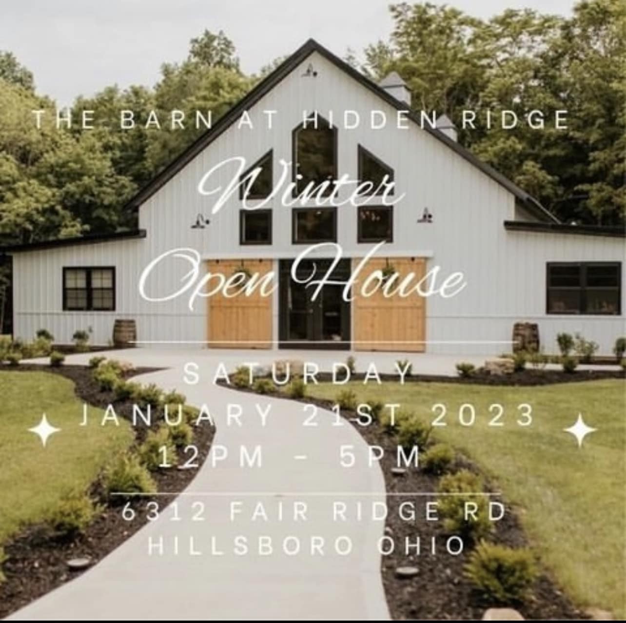 We are planning a Winter Open... - The Barn at Hidden Ridge | Facebook