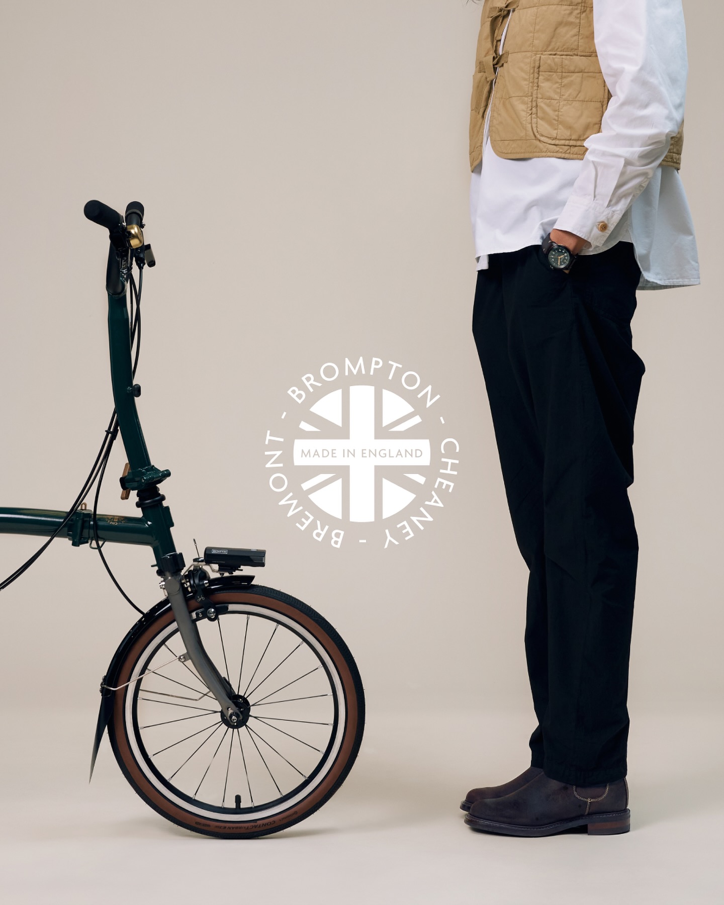 Makers seriesの第一弾となる「Brompton x Bremont x Cheaney P Line 