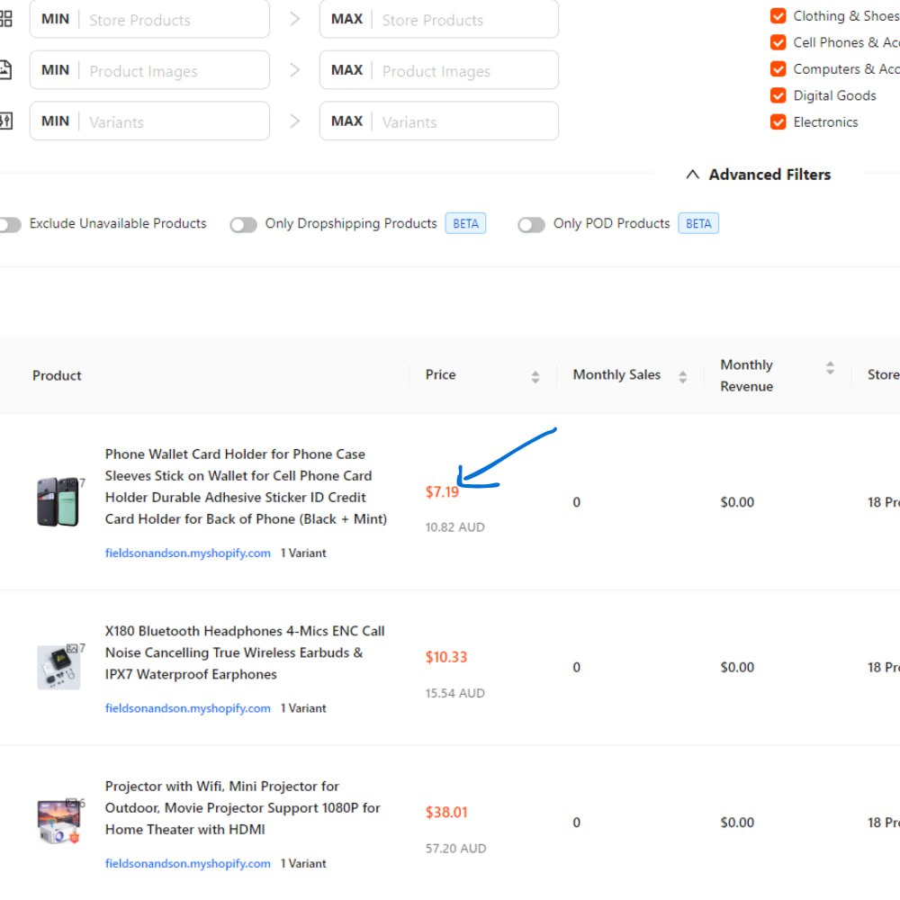 Dropship Ecommerce - Spy Pro
