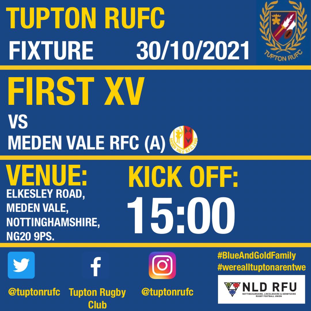 🔷🔶ITS GAME DAY🔶🔷 - It’s... - Tupton Rugby Union Football Club