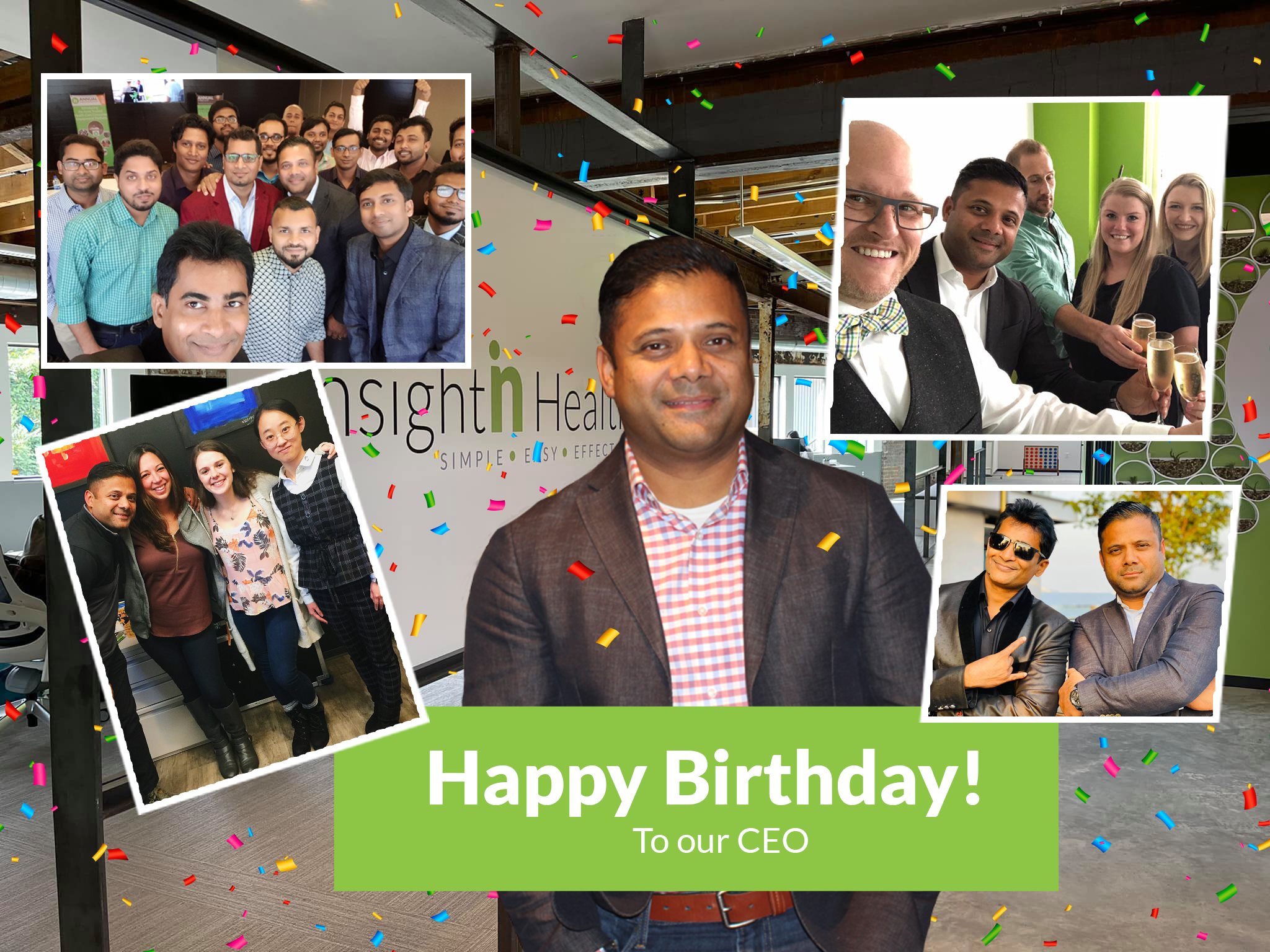 Happy birthday to our charismatic... - Insightin Technology