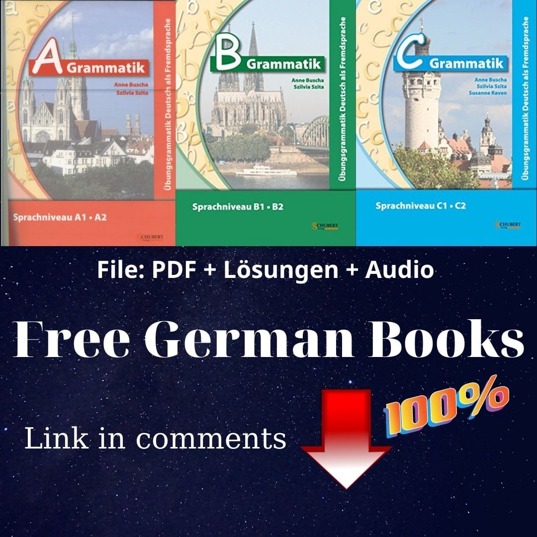 Deutsch - 𝐅𝐫𝐞𝐞 𝐆𝐞𝐫𝐦𝐚𝐧 𝐁𝐨𝐨𝐤𝐬: - A-Grammatik A1 - A2 (PDF + Audio + Übung ...
